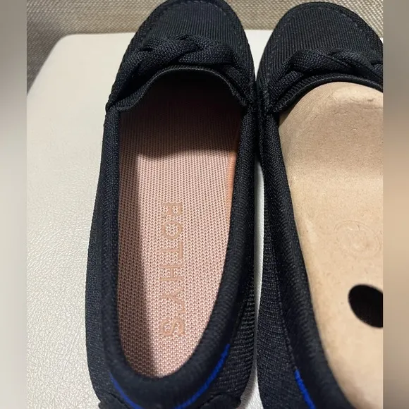 Rothy's The Braid Driver Slip Ons Loafer Shoes In Black  Women’s Size 10