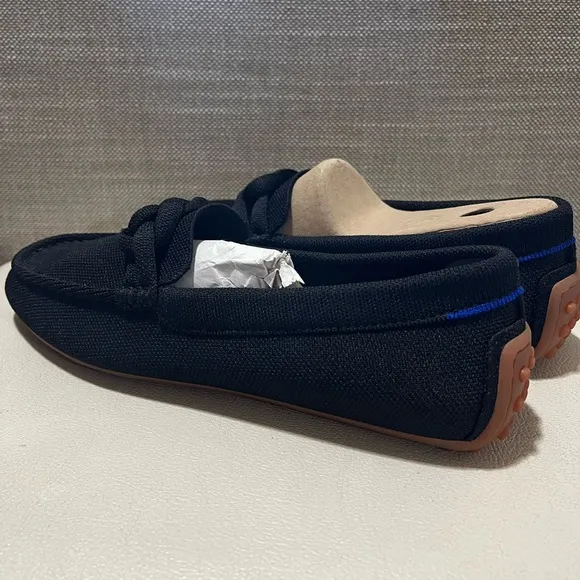 Rothy's The Braid Driver Slip Ons Loafer Shoes In Black  Women’s Size 10
