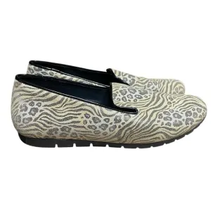 Sabrinas Mixed Animal Print Loafer Slip On Cushion Flats Size 40 EU 9.5 US