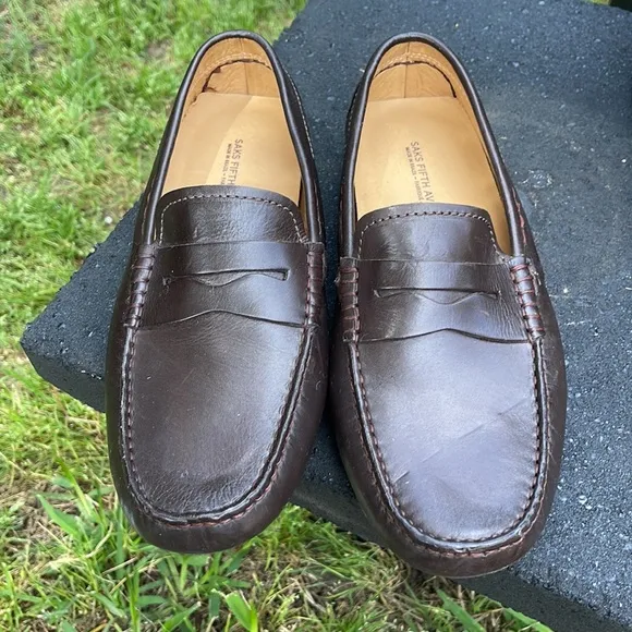 Saks Fifth Ave. Brown Drivers