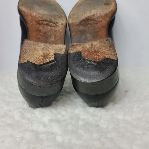 Salvatore Ferragamo Mens Black Leather Tassel Loader Shoes Size 10 D Lavorazione
