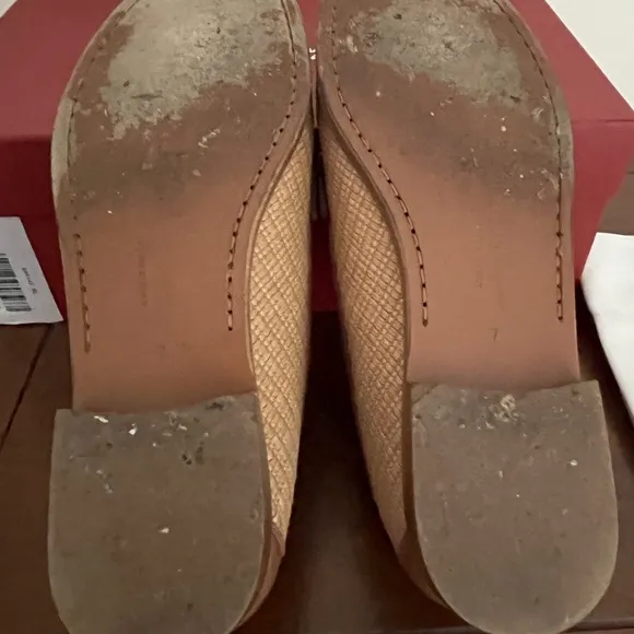 Salvatore Ferragamo Women Tan Loafers