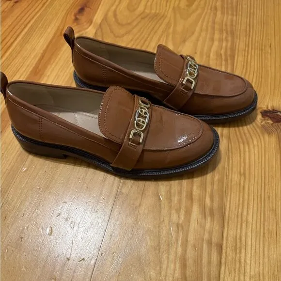 Sam Edelman Christy Womens Loafers SIZE 8M EUR 38 Slip On Horse Bit Loafer Shoes