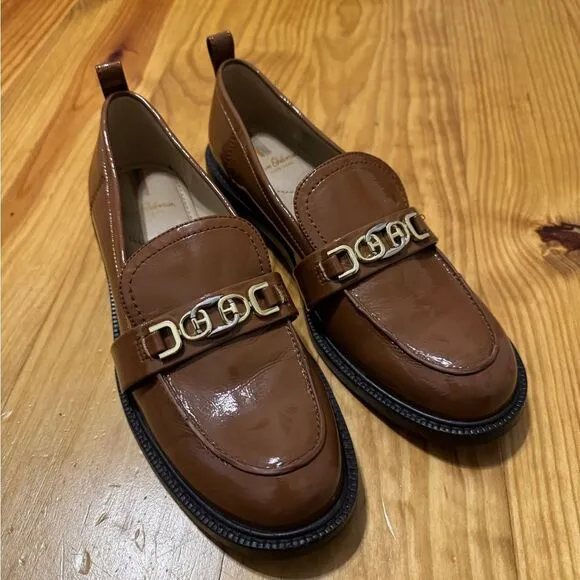 Sam Edelman Christy Womens Loafers SIZE 8M EUR 38 Slip On Horse Bit Loafer Shoes