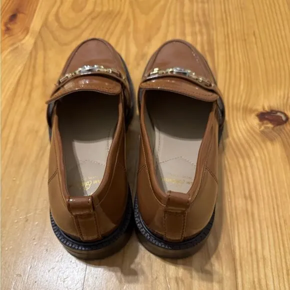 Sam Edelman Christy Womens Loafers SIZE 8M EUR 38 Slip On Horse Bit Loafer Shoes