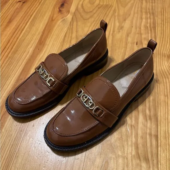 Sam Edelman Christy Womens Loafers SIZE 8M EUR 38 Slip On Horse Bit Loafer Shoes