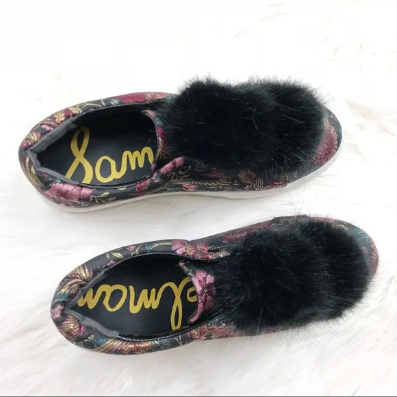 Sam Edelman Leya Fashion Sneaker Floral Shoes 8