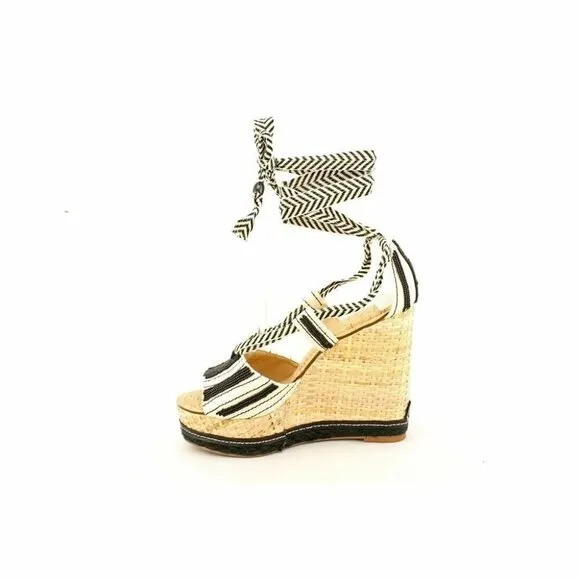 Sam Edelman Wedge Shoes Canvas Size 8 New In Box