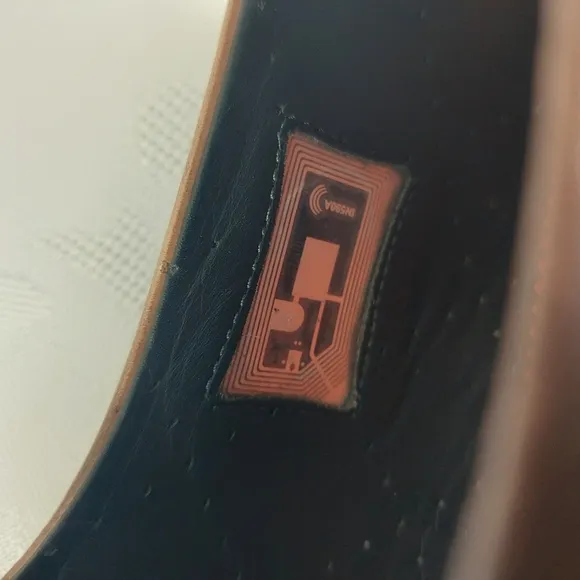 Santoni Double Monk Strap Shoes 11.5 Burnished Brown Leather Gold Buckle