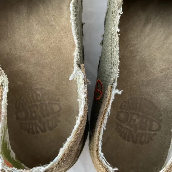 Sanuk X Grateful Dead Vagabond Surfer Slip On Shoes Women’s Size 8.5
