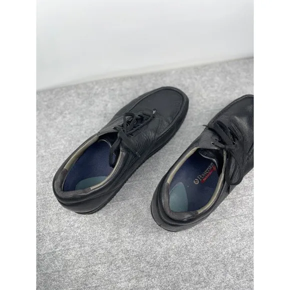 S.A.S. Workshoes, men's sz 14 black, soft leather, lace up loafer, power step