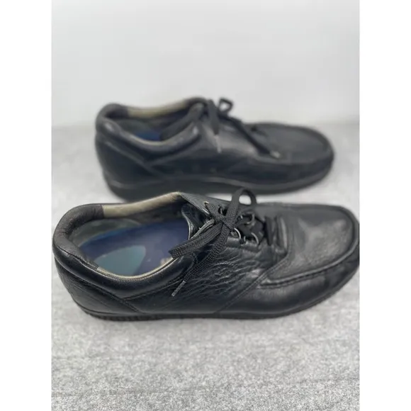 S.A.S. Workshoes, men's sz 14 black, soft leather, lace up loafer, power step