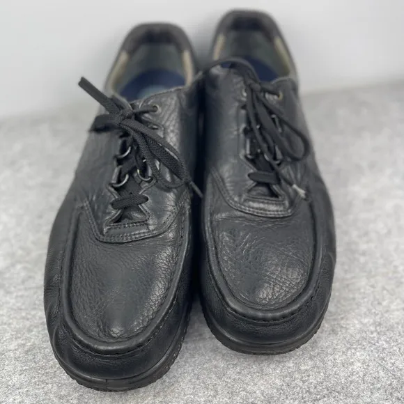 S.A.S. Workshoes, men's sz 14 black, soft leather, lace up loafer, power step