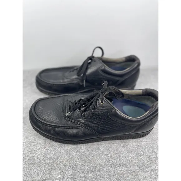 S.A.S. Workshoes, men's sz 14 black, soft leather, lace up loafer, power step