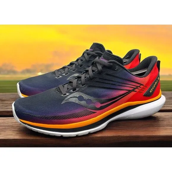 Saucony Kinvara 12 S10619 Blue Red Running Shoes Mens 10 Fast Ship Fast Ship
