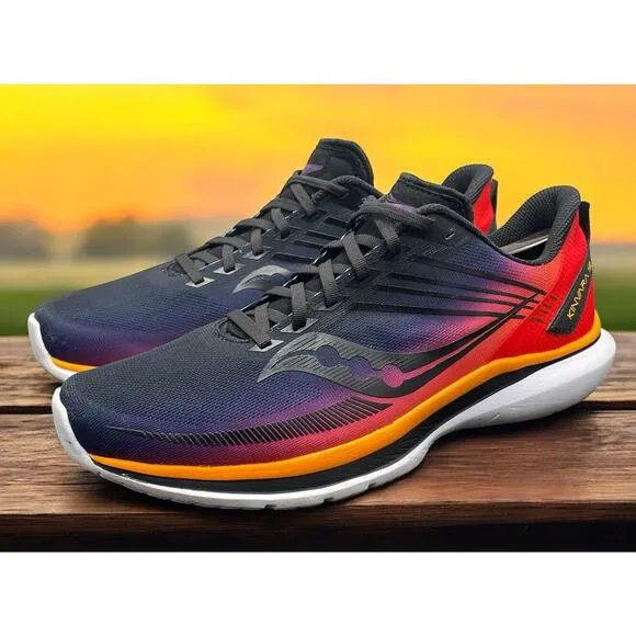 Saucony Kinvara 12 S10619 Blue Red Running Shoes Mens 10 Fast Ship Fast Ship
