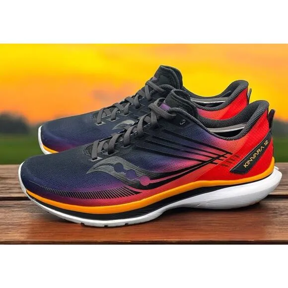 Saucony Kinvara 12 S10619 Blue Red Running Shoes Mens 10 Fast Ship Fast Ship