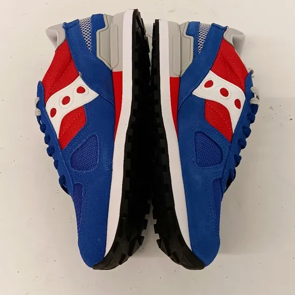 Saucony Men's Shadow Original Low Top Sneakers - Blue and Red