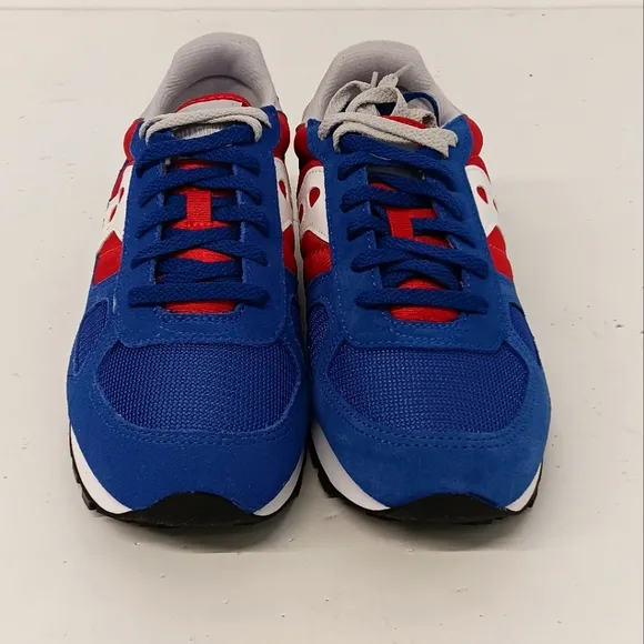 Saucony Men's Shadow Original Low Top Sneakers - Blue and Red