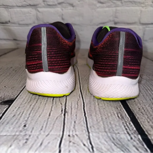 Saucony Vibrant Neon Guide 14 Running Shoes Sz 8