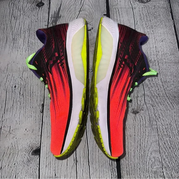 Saucony Vibrant Neon Guide 14 Running Shoes Sz 8