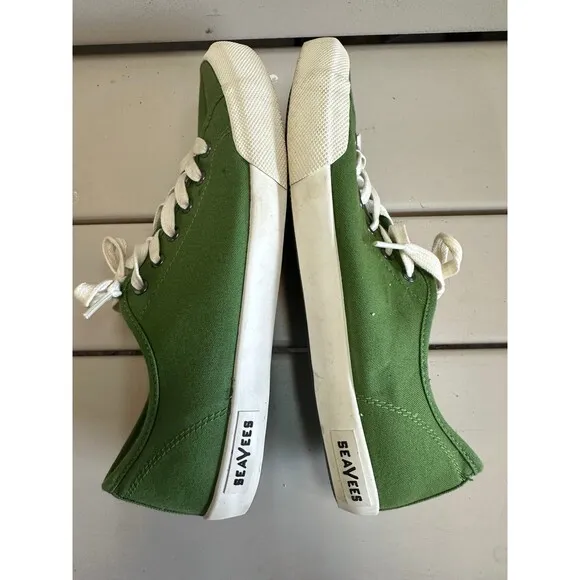 SeaVees Womens Monterey Recycled Cotton Canvas Sneaker Shoes 9 Classic Cactus