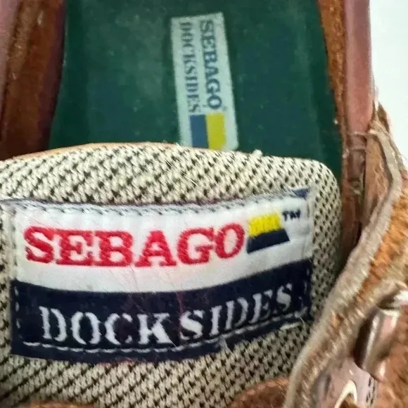 Sebago dockside’s boat shoes men’s size 8