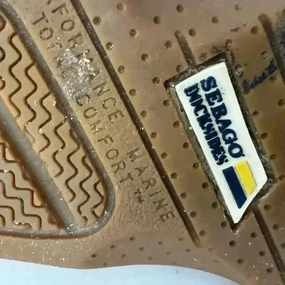 Sebago dockside’s boat shoes men’s size 8