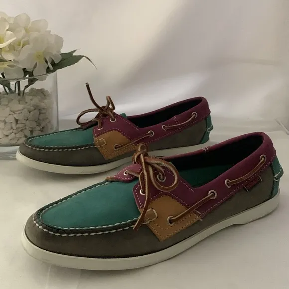 SEBAGO Docksides Portland Colorblock Boat Shoes