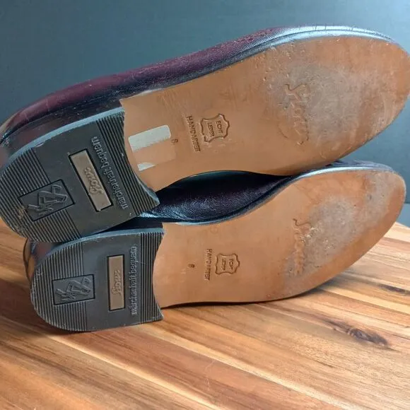 Sioux Germany Handcrafted Mens Shoes UK 8 Brown Woven Brown‎ Leather Brogue Moc