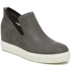 Size 11 - DR. SCHOLL'S Scarlette Suede Slip On Wedge Shoes Shooties NEW $90 msrp