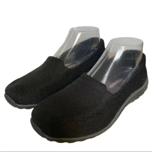 Skechers Reggae Fest Willows Black Relaxed Fit Air Cooled Memory Foam W 7.5