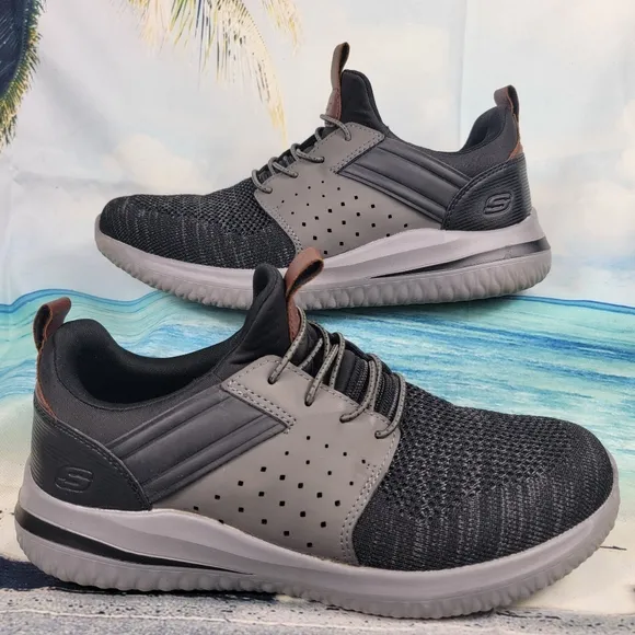 Skechers Relaxed Fit Delson 3.0 Cicada Mens 8