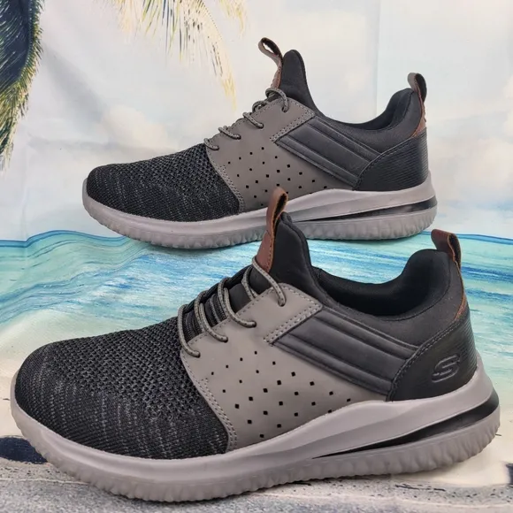 Skechers Relaxed Fit Delson 3.0 Cicada Mens 8