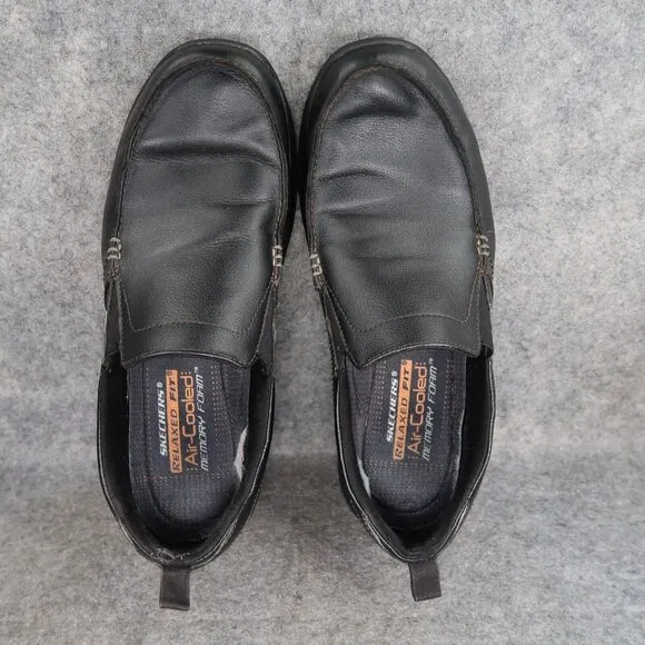 Skechers Shoes Mens 11 Loafer Slip On Casual Leather Comfort Relaxed Fit Harper