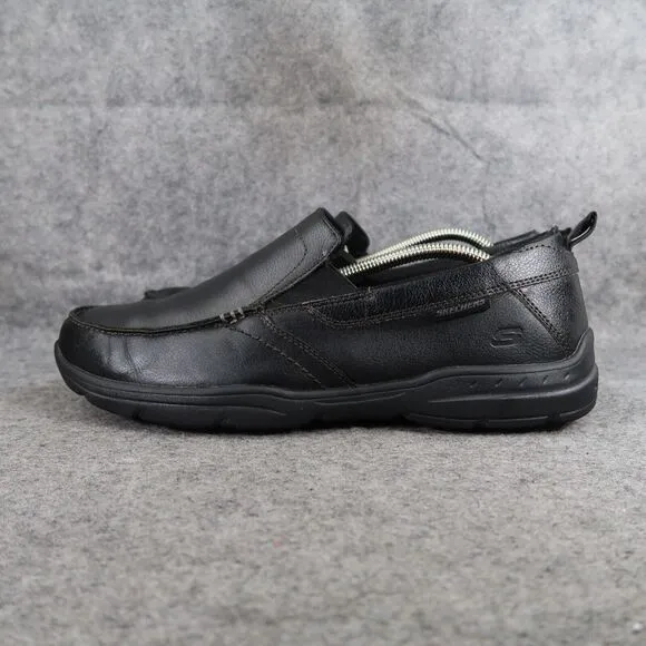Skechers Shoes Mens 11 Loafer Slip On Casual Leather Comfort Relaxed Fit Harper