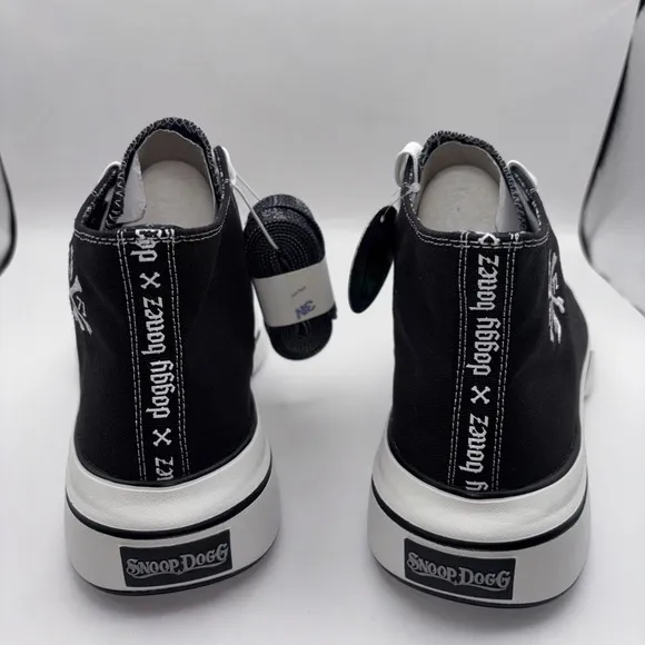 Skechers Snoop Dogg Snoop One Doggy Bonez 251043 Mens Black Sneakers - Sz 9.5