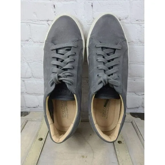 Skechers Vaso Vivar Faux Leather Lace-up Sneakers Women's Size 9