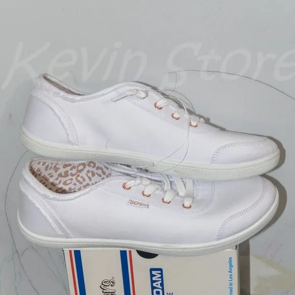 Skechers Women's BOBS B Cute Sneaker WHITE