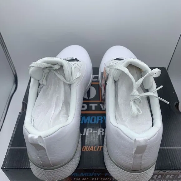 Skechers Work Relaxed Fit Womens Size 11 Shoes White Marsing Sneakers 108010