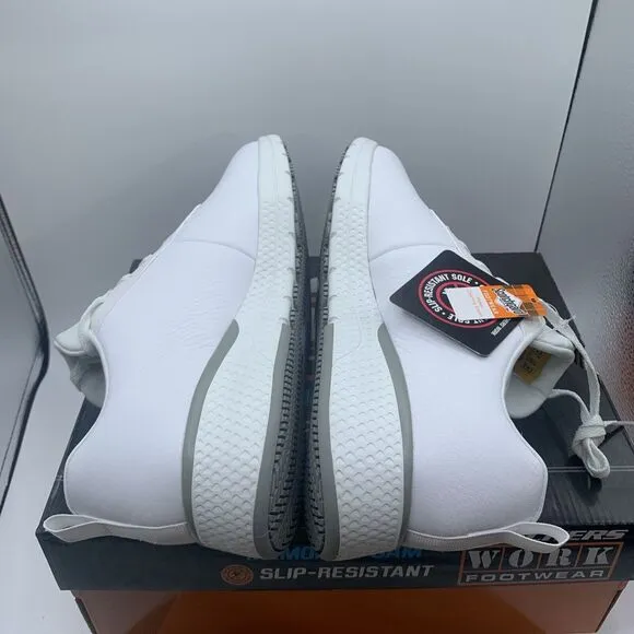 Skechers Work Relaxed Fit Womens Size 11 Shoes White Marsing Sneakers 108010