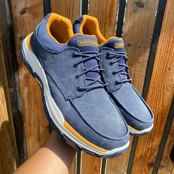 Sketchers Men's Relaxed Fit Good Year Sole Memory Foam Extra Wide Shoes Size 14