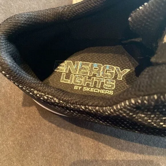 Sketchers Energy Lights Shoes for Kids Boys 90642L Size 5.5 Almost New Condition