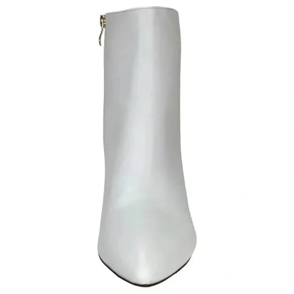 SMASH Shoes Chiku White Faux Leather Womens Ankle Boots Size 11M