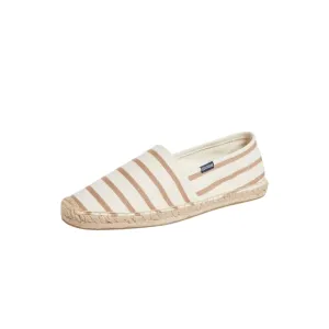 Soludos Dali Canvas Slip On Jute Men’s Espadrille Shoes Brown Stripped Size 8.5