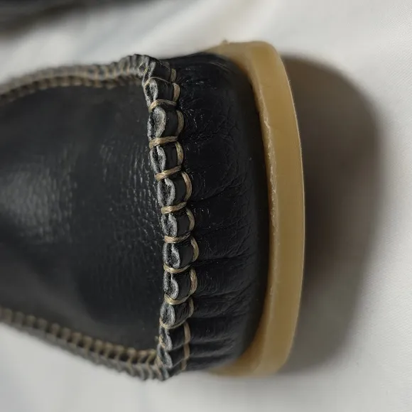 Soul Of Africa by Clarks Women's Black Slip-On Leather Mules Size 8 NWOB