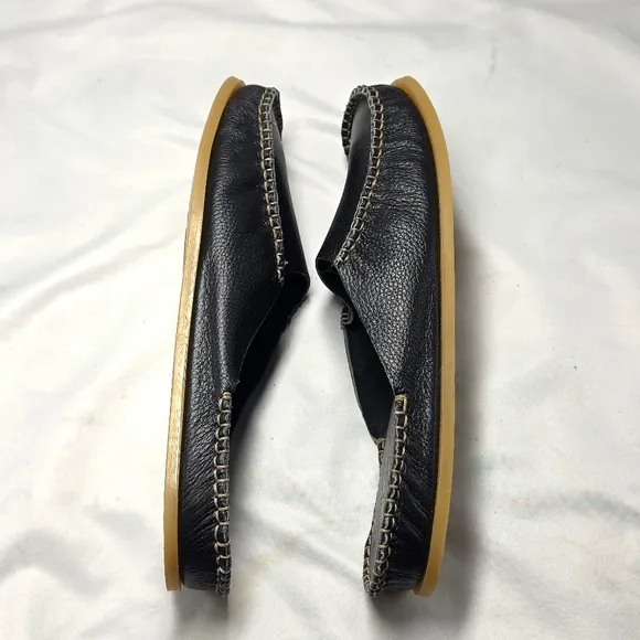 Soul Of Africa by Clarks Women's Black Slip-On Leather Mules Size 8 NWOB