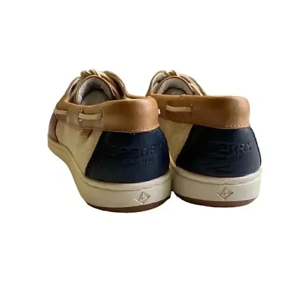 Sperry Coastfish One Eye Sahara Leather Women 9 M 40 Lace-Up Boat Shoe Brown NEW