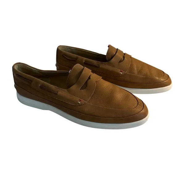 Sperry Gold Cup Lightweight Penny Loafers Leather Casual Comfort Shoes Size 13