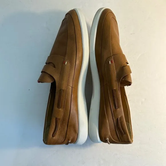 Sperry Gold Cup Lightweight Penny Loafers Leather Casual Comfort Shoes Size 13